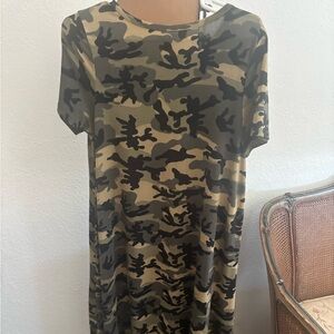 LuLaRoe Camouflage High Low Dress